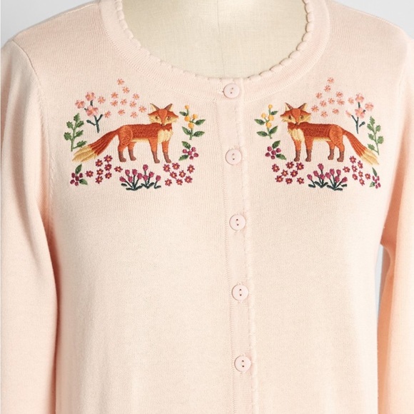 FOUND!! ISO Modcloth Embroidered Fox Cardigan by Princess Highway - Picture 5 of 5